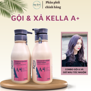 Gội & Xả giữ màu tóc nhuộm Kella A+ Chính hãng 500ml