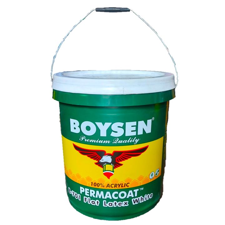 Boysen Permacoat Latex White (701 Flat, 715 Semi-gloss, 710 Gloss, 791 ...