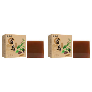 He Shou Wu Hair Strengthening Essential Oil Soap Herbal Hair Nourishing Shampoo Bar Scalp Cleansing Hair Care Bar Soap