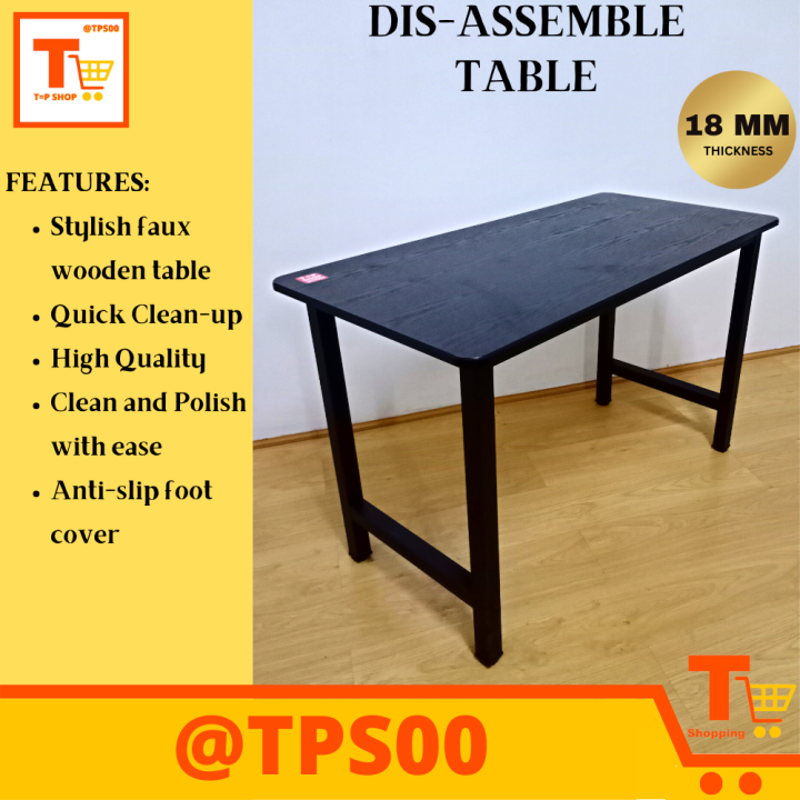 DISASSEMBLE RECTANGULAR DINING TABLE STUDY TABLE / OFFICE TABLE