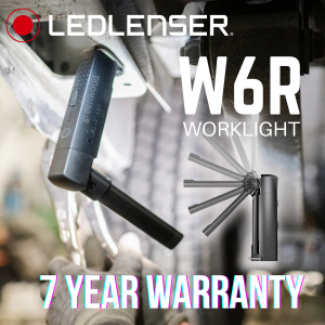 LEDLENSER W6R Work Light 500 Lumens Flood + 120 Lumens Spot Light 500lm Cob LED Work Light Rechargeable from Led Lenser