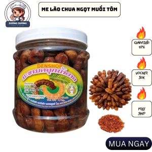 Hủ 500g me lào chua ngọt kèm muối tôm tốt cho mẹ bầu
