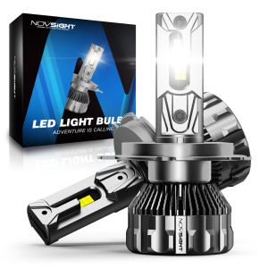 Novsight LED Car Headlight T2 H4 H7 H11 HB3 HB4 160W/ A pair 33000LM high/low beam high beam LED headlight bulbs for Car white Color 6500k LED headlight kit IP68 waterproof
