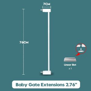 Baby Safety Gate Fence For One Hand Open Baby Kids Child Stairs Pets Super Wide Fence  25.59"-86.22 Dog Barrier Gate Fence Outdoor Dog Fence