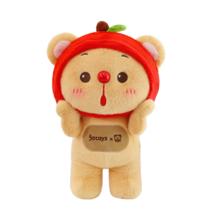 XUECHUANGYING Funny OYO Bear Cub Fruit Plush Toy Lifelike Simulation Bear Plush Throw Pillow Animal Doll Pillow 35cm Bear Cub Fruit Plush Doll Children Toys