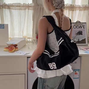 Women Bag Large Capacity Shoulder Bag Fashion Handbag Casual Dumplings Bag Girls Commuting Bag Retro Outdoor Bag