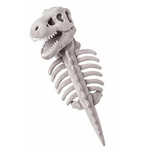 SIRENXI Sáng rực Trang phục thú cưng hình bộ xương khủng long Phát sáng trong bóng tối 3D Mũ đội đầu hình xương khủng long Thoải mái Có thể đeo được Mũ đội đầu hóa trang mèo Đồ dùng cho thú cưng