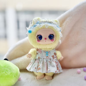 [Baby clothes only] 16cm Lila LUKY CAT pendant doll skirt plush doll clothes Lolita dress