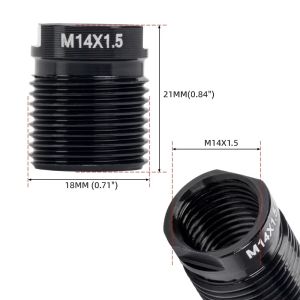 T6DA Aluminum Material Shift Knob Adapter Inside Thread Black Transmission Knob Adapter Accessories Gear Knob Adapter