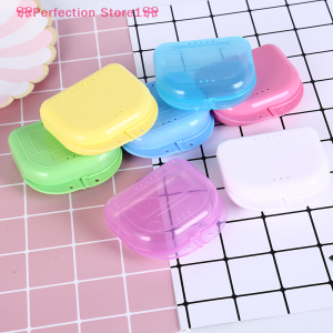 🎀Perfection Store1🎀 dental orthodontic retainer denture storage case box mouthguard container