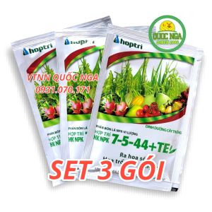 [3 GÓI] PHÂN BÓN LÁ RA HOA SỚM HK 7-5-44+TE RA HOA SỚM HOA TRỔ ĐỀU ĐỒNG LOẠT
