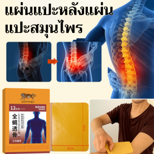 แผ่นประคบร้อนสมุนไพรแก้ปวดหลัง สูตรขมิ้นชัน 2 สรรพคุณ นาน 8 ชั่วโมง ประคบร้อนอุณหภูมิคงที่เพื่อคลายความเครียดของกล้ามเนื้อหลัง แผ่นประคบร้อนกายภาพบำบัด แผ่นประคบร้อนสมุนไพรแก้ปวดหลัง สูตรขมิ้นชัน 2 สรรพคุณ