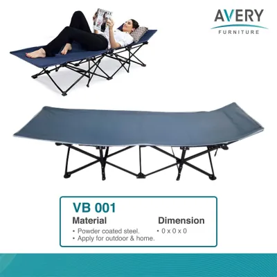 Avery - VB01 - Folding Bed Portable / Ranjang Lipat Velbed / Travel Collapsible Bed