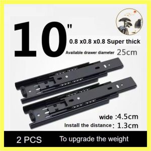 4508# Three-Section Rail Drawer Guide Full Extension Ball Bearing Heavy Duty (10 inch to 20 inch) drawer slider