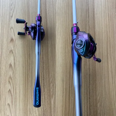 SHIMANO Casting Set Joran Pancing Set 1.6M-2.1M Rod Casting Mesin Casting Reel Fishing Combo Set 100KG