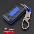 Car Key Chain 3 Button For Mitsubishi Lancer Evo/asx/pajero/eclipse/zinger/montero Sport Key Ring Case Cover Holder Car Styling. 