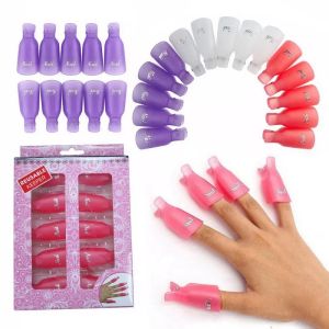 ที่หนีบสำลีล้างเล็บเจล  ถอดอคลีลิค 10ชิ้น