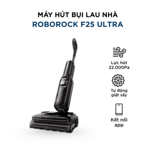 Máy hút bụi lau nhà cầm tay Roborock F25 Ultra với lực hút mạnh 22 000Pa