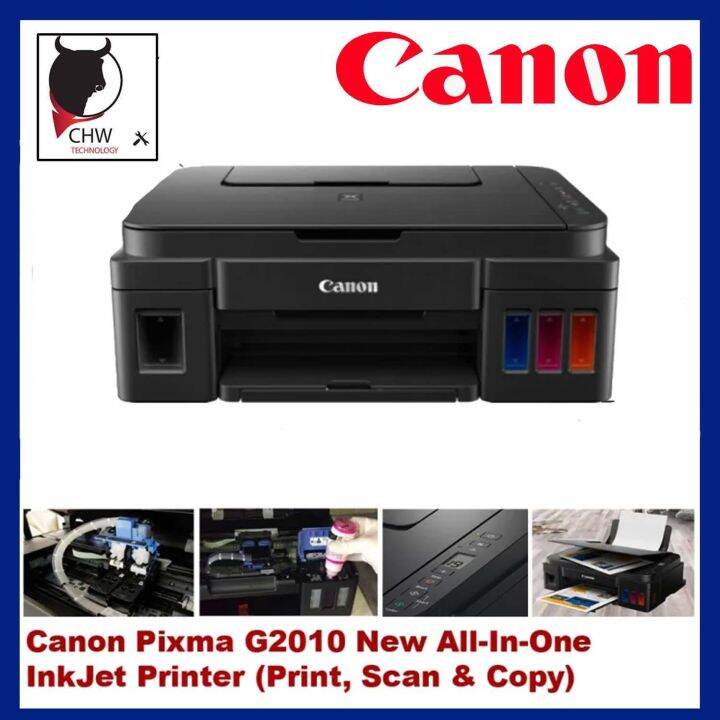 Canon PIXMA G2010 Refillable Ink Tank All-In-One (Print, Scan, Copy ...