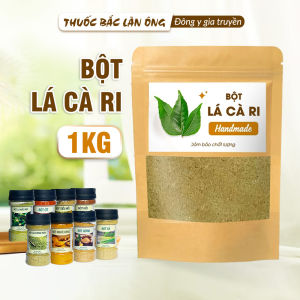 Bột lá cà ri 1kg curry leaves bột gia vị nấu cà ry cari khô thơm - Lãn Ông