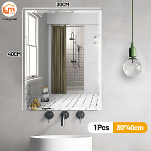 【Warranty】Bathroom Mirror Rectangular Mirror Non-Perforated toilet Mirror Washbasin Mirror Paste Washstand Mirror DBathroom Mirror Rectangular Mirror Non-Perforated toilet Mirror Washbasin Mirror Paste Washstand Mirror Dressing Mirror Peaked Trim for Ent