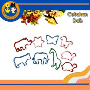 1 pcs cetakan playdoh pasir sand plastik sensory play motif random by GHEduPlay