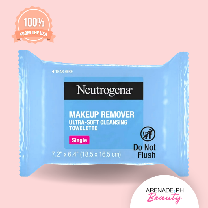 Neutrogena Makeup Remover Cleansing Towelette SINGLES, Daily Face