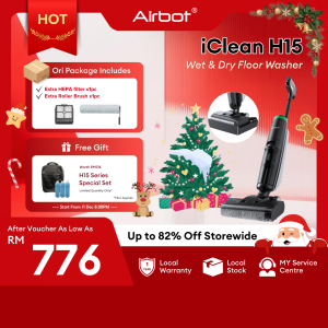 [ New Arrival ] Airbot iClean H15 | Wet & Dry Vacuum Cleaner Floor Washer Electric Mop Vacuum