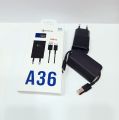 Charger HP For SMSNG A36 Quick Charge3.0 Batok Adapter + Kabel USB Support Fast Charging. 