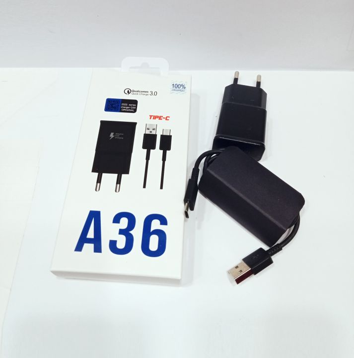 Charger%20HP%20For%20SMSNG%20A36%20Quick%20Charge3.0%20Batok%20Adapter%20+%20Kabel%20USB%20Support%20Fast%20Charging%20-%20Image%205