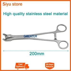 GREATLH Autoclavable Rocking Pliers Rocking Forceps Fine Head Stainless Orthopedic Veterinary Instrument pet