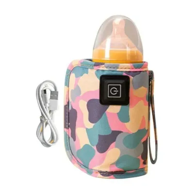 [SG Stock] Portable USB Milk Bottle Warmer Bottle Heater Travel Baby Bottle Insulated Bag