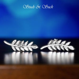 [Studs & Such] 925 Silver Exquisite Leaf Stud Earrings