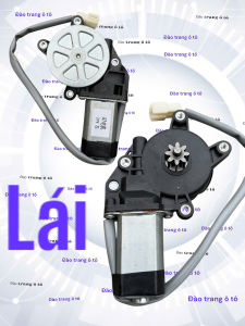 Mô tơ lên kính xe ô tô howo A7 8 then 24v răng nhô lắp cho các loại xe ô tô howo đầu kéo