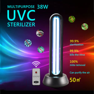 YswL Máy Tiệt Trùng UV UVC Đèn Diệt Mạt Khử Trùng Ozone/Không Ozone 38W/68W Với Điều Khiển Từ Xa & Hẹn Giờ Đèn Khử Trùng Diệt Khuẩn Bằng Tia Cực Tím Gia Dụng Văn Phòng