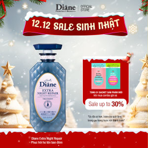 Dầu Xả Phục Hồi Chuyên Sâu Tóc Hư Tổn Moist Diane Extra Night Repair Treatment Dành Cho Tóc Khô Xơ Chẻ Ngọn Hư Tổn Nặng 450ml