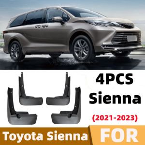 Car Front Rear Tire Mud Flaps For Toyota Senna Sienna 2021~2023 Original Design Fender Splash Guards Board Protector Accessories