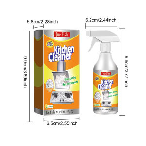 Kitchen Heavy Oil Cleaner Foaming Heavy Oil Stain Cleaner Spray Oil Stains 60ml
