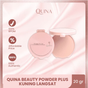 OKE - QUINA BEAUTY POWDER 20GR - BEDAK PADAT QUINA - BEDAK QUINA KUNING LANGSAT
