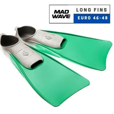 MadWave Swimming Snorkeling Training Long Fins Swim Flippers (EURO 46-48 UK 13-15)