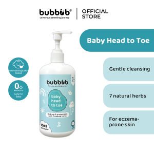 Bubbub Baby Head to Toe (350ml) - Gentle baby wash / moisturize / non stripping / soft skin