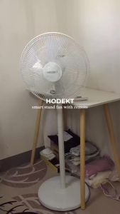 HODEKT Electric Fan Remote Control Stand Fan Vertical Floor Fan Color Screen Home Office Fan