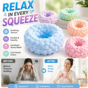 Ice Skin Stress Ball Handmade Squishy Ball Soft Sensory Fidget Toy Stress Relief Squeeze Ball Anxiety Relief For Adults Kids