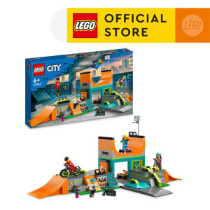 LEGO City 60364 Street Skate Park (454 Pieces) Mainan Building Block Toys