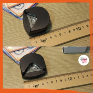 Bấm góc bo tròn giấy ảnh ép plastic bìa thiệp học liệu flashcard trợ lực loại tốt màu đen nhỏ gọn