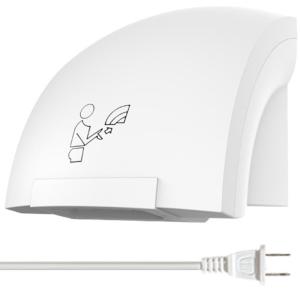 Sensors Activated Hand Dryer 110V Commercial ABS Bathroom Essential Automatic Hand Air Dryer Plastic Texture for Bathroom