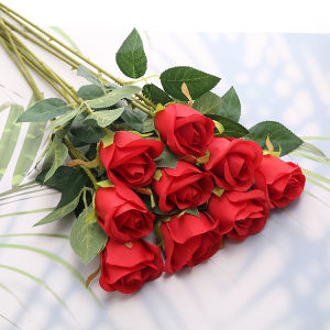 Artificial Roses Silk Flowers Valentines Day Thanksgiving Gifts Home Wedding Decoration Gift