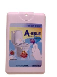 สเปรย์กำจัดกลิ่นในห้องน้ำ กลิ่นสะอาด AEBLE TOILET SPRAY "OCEANIC SCENT" ขนาดพกพา 18ml.