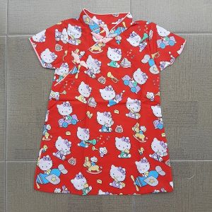 DD Dress Imlek Cheongsam Anak Bayi Cewek Perempuan Little Koda 3-6 Tahun ACS