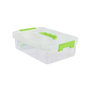 INNEWIN Di động Hộp bút Trong suốt Nhiều lớp Hộp lưu trữ Bút đánh dấu Có thể xếp chồng Hộp nhựa Trường học